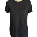 Felina  Black Cotton Blend Short Sleeve Shirt Size Medium NWOT Photo 0