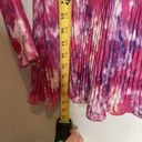 Rococo  Sand Hikari Poly Jacquard Georgette Mini Dress Pink Purple Size Small Photo 11