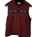 Woolrich  Vintage Ruby Red Winter Vest size large Photo 0