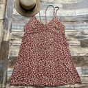 Kendall + Kylie  bohemian Mini dress sundress MEDIUM burnt orange Tan Adjustable Photo 2