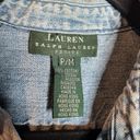 Ralph Lauren Vintage Lauren  chambray crest logo embroidered button down Photo 5