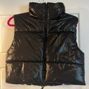 Cropped Puffer Vest Black Size M Photo 1