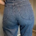 Reformation Pinstripe Bootcut Jeans Photo 8