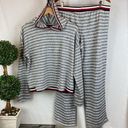 Tommy Hilfiger  Striped Pants & Long Sleeve Hoody Top Set L Photo 0