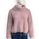 Hippie Rose Pink Cropped Sweater Junior’s Size Small  NWT! Photo 2