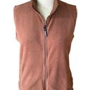 Woolrich  Women's Brown Sleeveless Fleece Jacket Vest ~ Size LARGE Photo 0