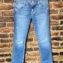 Hudson Jeans NWT Hudson Blue Denim Melbourne Distressed Collin Mid-Rise Straight-Leg Jean 26 Photo 1