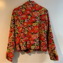 Isaac Mizrahi  for Target  Camo Floral Cotton Blazer Size L Photo 4