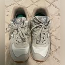 New Balance  574 Vegan Trainers Timberwolf Grey Sneakers Photo 2