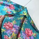 Vintage Val Mode Lingerie Womens Floral Kimono Robe and Cami Set blue Sz Medium Photo 9