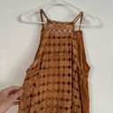 Buckle Boho burnt orange high neck tank top Photo 4