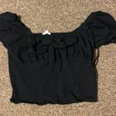 Garage Black Bustier Top Photo 0