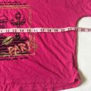 Guess boxy crop top Paris scene pink and black  small Photo 3