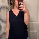 Violet+Claire Navy Blue Flowy Tank Top Photo 2