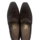 Salvatore Ferragamo  Women's Brown Suede Loafers Slip-On Shoes Photo 1