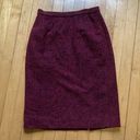 Pendleton  Wool Red Pencil Skirt Photo 0