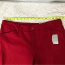 St. John’s Bay  rumba red capri mid rise women’s size 12 Photo 4