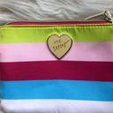 Betsey Johnson  rainbow striped wristlet Photo 2