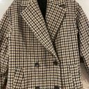 ZARA Houndstooth Coat Photo 3