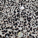 Cotton Candy LA Dress Size Large A-Line Mini Dress 3/4 Long Sleeve Leopard Print Photo 5