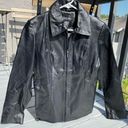 New York & Co. Black Leather Jacket Photo 0