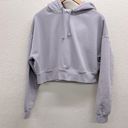 Good American Cool Crop Hoodie in Lilac 3 Photo 0