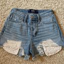 Hollister Lace Pocket Mom Shorts  Photo 0