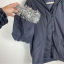 Roxy  Quicksilver Gray Fur Cuffed Winter Ski Jacket Photo 2
