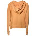 Ralph Lauren Light Orange Zip Front Long Sleeve Hoodie Sweatshirt Photo 2