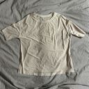 Lululemon  mesh cream Tee Shirt Photo 0