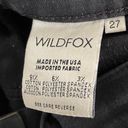 Wildfox Scarlett High Rise Skinny Airkiss Black Jeans, size 27” Photo 4