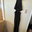 A.L.C. Nwot  Libra Maxi Dress 6 Small Black Halter Cutout A-Line Formal Photo 3