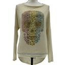 Vintage Havana  Knit Skull Long Sleeve Sweater Sz S Photo 0