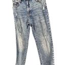 Pilcro  Jeans Womens 25 Blue Mom High Rise Distressed Denim Stretch Relaxed Photo 1