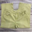 Chico's  0.5 Platinum Denim Quartz Jeans Womens S Mid Rise 28x21 Green Stretch Photo 0