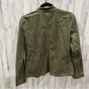 Hang Ten  Green Utility Military Boho Button Jacket Photo 3