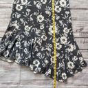 Lime n Chili  Gray Floral Asymmetrical Dress Size Medium. Photo 6