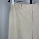 Loft Ann Taylor  Cream Silk Linen Laura Wide Leg Trouser Pants Photo 3