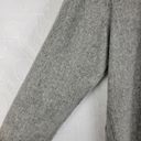 Herman Kay Womens Coat 14 Gray Wool Blend Button Front Lined Overcoat Jacket Photo 8