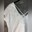 love on a hanger NWOT‎ White Eyelet Cut Out Shirt Photo 3