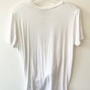 Pretty Rebel  | Metallic Gold "Blessed" Short Sleeve T-Shirt Soft White Sz L Photo 4