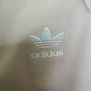 Adidas  Pink XL Track Jacket Women’s Signature White Stripe Pockets Zipper EUC Photo 4