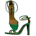 Ralph Lauren Collection Ardelisa Ayers Snakeskin Sandal Sz 39 green Photo 5