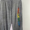 Soul Cycle Grey Rainbow Spell Out Logo Joggers Women's Size Extra Small XS Photo 2