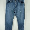 Lee  Boyfriend high rise relaxed fit jeans 10 distressed EUC button fly Photo 1