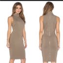 Elliatt  Bodycon Mock Neck Dress with full zip Photo 8