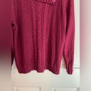 Dress Barn  Plus Size 2X Pullover Sweater Multicolored Nubby Knit Red Shirt Cozy Photo 1