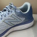 New Balance  Womens Shoes 9.5 Blue White Fresh Foam 680v7 Running Sneakers Photo 7