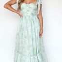 Seaside Belle Midi Dress Green Size M Photo 0