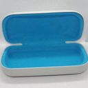 Warby Parker  White Glasses Case with Blue Lining Photo 1